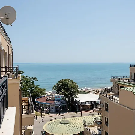 شقة Beachfront Bliss-1br Sea View Flat In Golden Sands By Flat Mаnаger